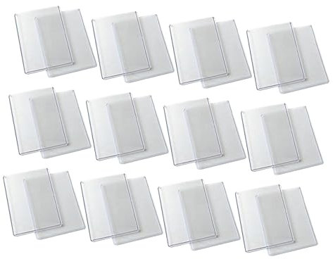 Protectores de Tarjetas de Juego Transparentes de Pvc, 50 Piezas