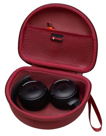 XANAD étui de Voyage pour Casque JBL Tune 520BT 530 BT 510BT soundcore H30i Beats Studio Pro Housse Casque jbl Remplacement avec Rangement câble （Marron）