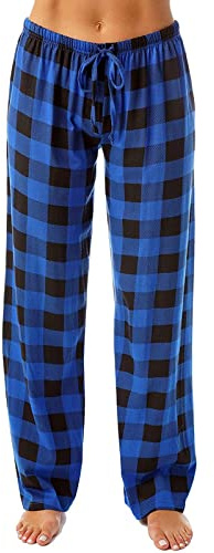 Générique Pantalon Pyjama Carreaux Femme, Bas De Pyjama Femme Chaud et Doux Pantalon De Maison Décontracté Et Confortable Pyjama Femme Hiver Automne