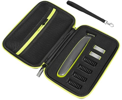 Generisch Tasche für Philliips O Blade QP2520/30, QP2620/30, QP2530/30, QP2520/65 Elektrorasierer Schutzhülle, Schwamm Harte Reise Hülle Abdeckung, Schwarz