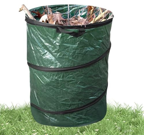 Cubo de basura de camping al aire libre, contenedor de basura de camping plegable, contenedor de basura de jardín de gran capacidad, basura de gran capacidad para acampar, basura al aire libre, Patt