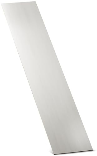 Setzstufen Holz-Optik für Treppenrenovierung | Laminat-Verkleidung für Treppen-Innenseite | Renovierung Stellstufe | Modernes Design in 5 Dekoren | pflegeleicht & robust (White, 1380 x 190 mm)