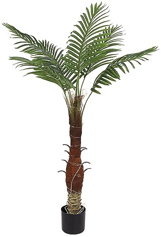 Naroote Lampe de Palmier éclairée, Lampe à Coco éclairée Artificielle Énergie d'énergie IP65 étanche Décorative 120 Cm pour Le Patio (Plug UE 220V)