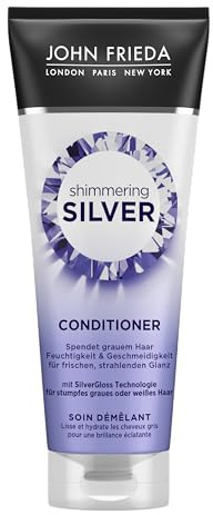 John Frieda Shimmering Silver Conditioner - Haarspülung - Inhalt: 250 ml - Spendet grauem Haar Feuchtigkeit