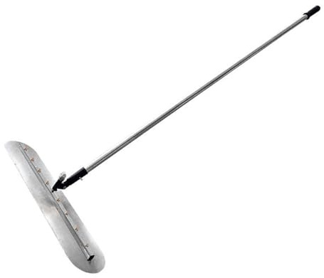 Cement Trowel,Self-leveling Rake,60x12.5cm Manganese Steel Trowel Tool,with 150cm Handle,for Laying Concrete Floors and Cement