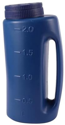 Strumenti Agricoli Spandiconcime portatile da 2 litri con foro regolabile per fertilizzanti per semi, sale, attrezzo da giardinaggio, annaffiatoio, attrezzo per la semina