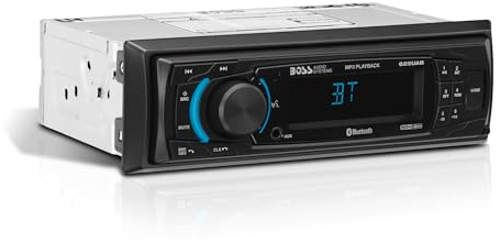 BOSS Audio Systems 625UAB Single DIN Car Stereo with Bluetooth - No CD DVD Player, AM/FM Radio Receiver, Aux Input, USB