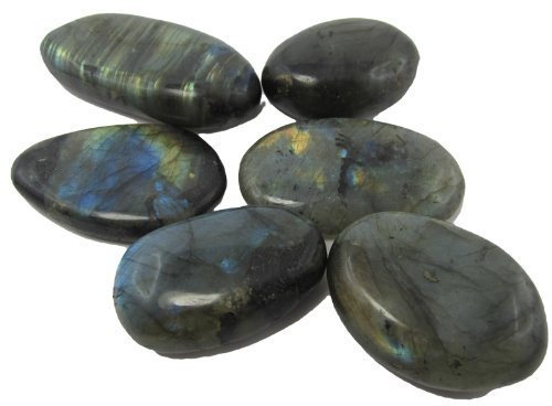 Labradorita Rodillo 4,5 cm piedra protezione terapeutas