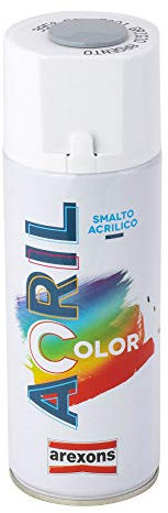 AREXONS RXS015 Smalto Spray Acrilico, Grigio Argento
