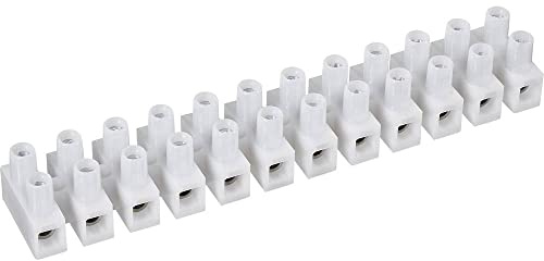 TRU COMPONENTS Lüsterklemme flexibel: 0.75-2.5 mm² starr: 0.75-2.5 mm² Polzahl: 12 Weiß 10 St.
