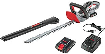 AL-KO (Set) Akku-Heckenschere HT 2050 Easy Flex (Li-Ion Akku 20 V, 51 cm Schwertlänge, 15 mm Schnittstärke, Laufzeit bis 45 Min., inkl. Akku, Ladegerät und Schutzköcher)