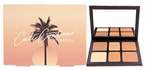 Smashbox The Cali Contour Palette | Six-Shade Contour Kit with Highlighter, Bronzer and Blush to add Dimension + Glow, 0.69 Ounce, Light to Medium