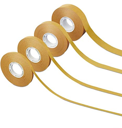 MASHPAPER Doppelseitiges Transferklebeband 12mm div. Formate 6, 9, 19 mm 8 Rollen à 33m permanent für Handabroller ATG700