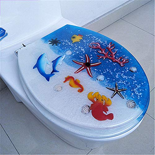 SXXYXH Dickem Harz WC Sitz Antibakterieller Rost-Toilettendeckel Langsam Geschlossenes Weiches Scharnier Farbe Stumm Einfach Zu Säubern U/V/O-Form Universal,H