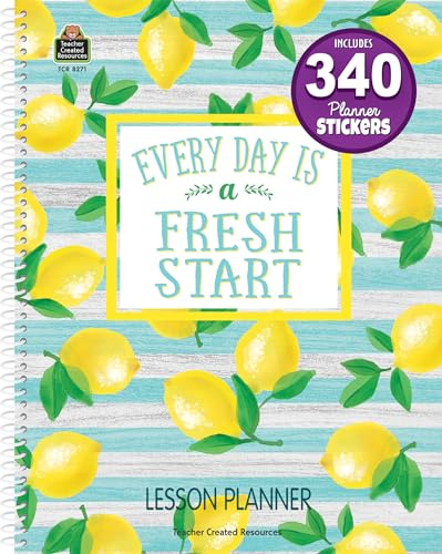 Teacher Created Resources Lemon Zest Lesson Planner (TCR8271)