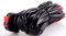 Gebildet 12V-40A Moto Câblage à barres LED Faisceau de Fil,Feu Antibrouillard/Feu Additionnel/Feu de Travail Câblage Produit Universel