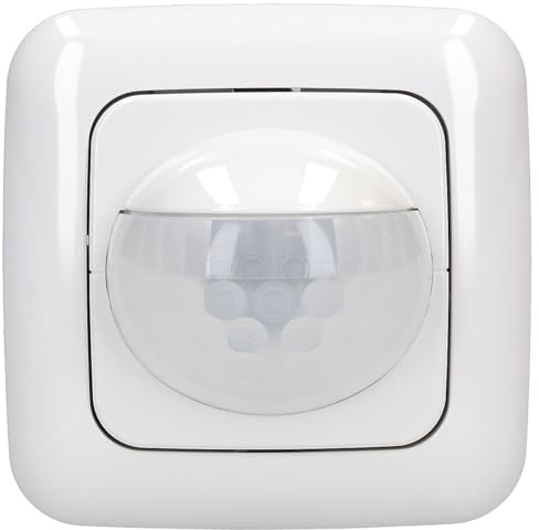 Busch-Jaeger 62764 UJ-214-WL Busch-Wächter 180 Flex Wireless Reflex SI | Komplettset mit Komfort-Sensor Multilinse, Relais-Einsatz und 1-fach Rahmen, Alpinweiß 2CKA006200A0259