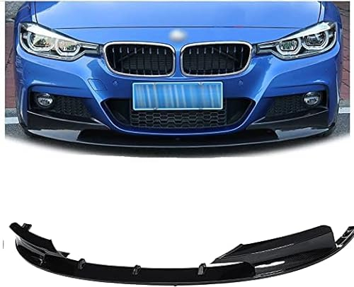 Frontlippe Spoiler für BMW F30 3 Series 2012-2018, Stoßfängerlippe Spoilerlippe Carbon Fiber Dauerhaft AntiKollision Frontspoiler Protector