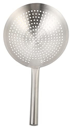 Cabilock Colador Inoxidable Con Mango De Espumadera Para Cocina Utensilio De Cocina Resistente y Para Sopa y Frituras