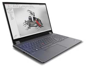 Lenovo Travail Mobile ThinkPad P16 Station 40,6 cm (16) WUXGA Intel Core™ i7 i7-13700HX 32 Go DDR5-SDRAM 1 to SSD