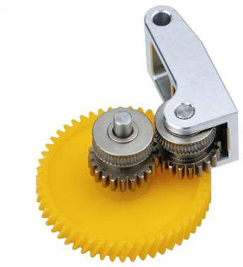 Upgrade gehärtetes Stahlextrudergetriebe mit Aluminiumgriff kompatibel mit Bambulab X1, X1 Carbon, X1 Carbon Combo, P1P, P1S 3D Drucker Zubehör