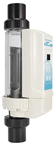 Salzchlorinatorsystem, 100 Bis 240 V Beständiges Plasti Ec20 20G/H Spa Chlorgenerator, Elektrolyseur, Salzchlorinator für Schwimmbäder Mit Wassertemperaturschutz für Pools