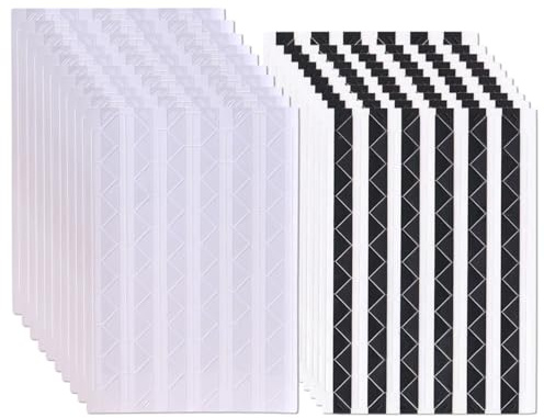 MAEXUS® Fotoecken Selbstklebend, 20 Stück Klebe-Fotoecken Foto Klebepads, Foto Klebeecken Fotomontageecken Selbstklebende Fotoecken für Scrapbooking Albumdekoration Fotocollage