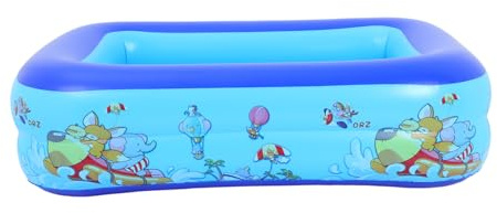 Toyvian 1pezzi Piscina Gonfiabile Per e Materassino Due Strati Colori Random Per e Balcone