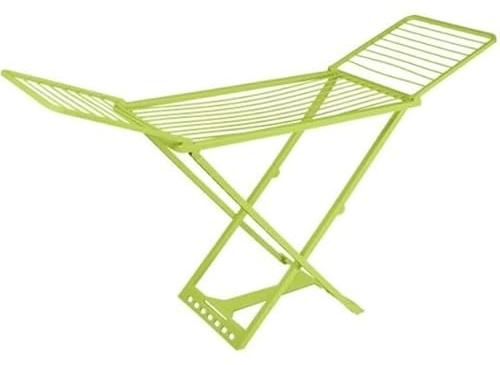 Tendedero 23m Plástico Duro - Envío 24 h - Antioxidación Antimanchas - Tendedero Cok de Resina Resitente a Intemperie - Interior y Exterior - Antiroturas. Plegable, con holgura eligero (Verde)