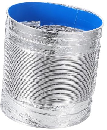 IWOWHERO Flexible Aluminum Foil Kitchen Vent Hose Four Thickened Exhaust Pipe for Range Hood Ventilation Easy Installation