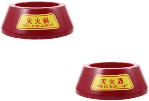 DOITOOL 2piezas Base Para Extintor De De Plástico Soporte De Suelo Para Extintores De Polvo Diseño Práctico y Estable Para Hogar y Oficina Capacidad