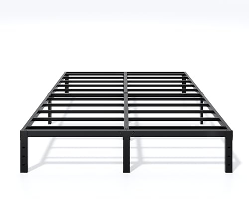 Metal Bed Frame Queen Size 12 Inch Platform Bed Frame with Underbed Storage
