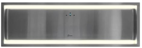 Gurari GCH 973 IS Deckenhaube 90 cm – Edelstahl Dunstabzugshaube mit Gestensteuerung & LED, 850 m³/h, Umluft & Abluft, LED-Beleuchtung