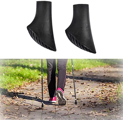 2 Stück Nordic Walking Stöcke Gummipuffer, Gummipuffer Für Wanderstöcke, Nordic Walking Pads, Gummistopper Für Walkingstöcke, Für Den Nordic Walking Stock Mit Einen Durchmesser Von 10mm