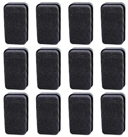 Skopolssvamp – 10,4 x 4,8 x 6 cm 12 st färglös omedelbar skoglans- | Transparent lädersko glans-kit | snabbapplikator för skodonrengöring och skötsel