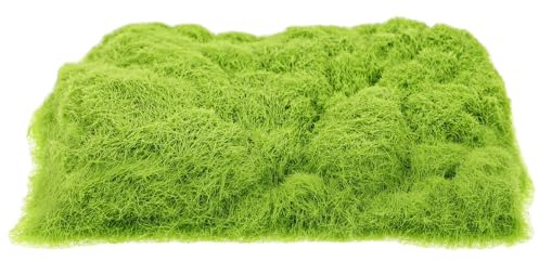 WOONEKY Polvo de Césped Artificial para Maquetas Musgo Sintético Resistente la Presión Adhesivo Seguro para Modelismo para Paisajes y Manualidades Miniatura