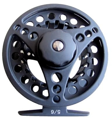 Metall Fliegenrolle, Fliegenfischrolle Fly Fishing Reel 2 + 1 BB Metall Spool Casting Angelrolle 3/4 5/6 7/8(5-6)