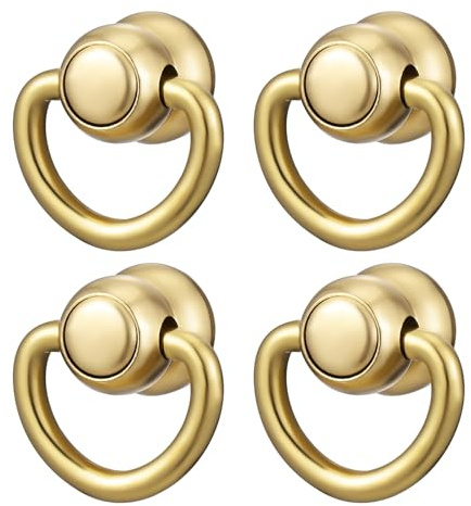 minkissy Kit Rivetti Ottone 4pezzi per Borse con Chiusura Riutilizzabile Perfetti per Creazione Accessori e Borselli