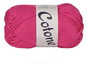 LANA GROSSA COTONE print, 402 - Gelbgrün/Weiß