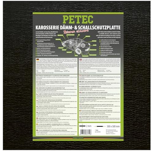 Petec SCHALL- UND ANTIDRÖHNMATTE Bitumen 500 M 87610