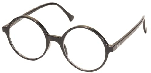 Kiss RAINBOW Lunettes de Vue Homme Femme – Monture Ronde Vintage avec Pont Structuré – Protection UV & Confort Léger – Look Intellectuel & Chic pour Travail & Quotidien