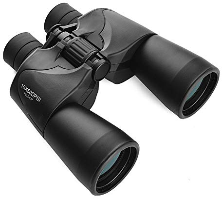 SSCYHT Fernglas 10x50 schwaches Licht Nachtsicht Compact Leichtes HD Fernglas mit BaK-4 Prismen für Vogelbeobachtung Reise Sightseeing Jagd Wildbeobachtung Outdoor-Sport-Spiele und Konzerte