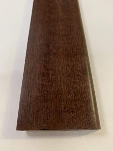 Battiscopa riverstito in legno mm.70x10x2400 confezione pz.5 totale mt. 12,00. Made in Italy (Tinta noce scuro mm.70x10x2400 mt.12,00)