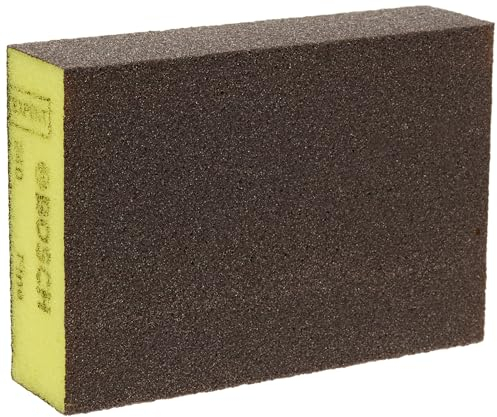 Bosch 1x EXPERT S471 Standard Schleifschwämme (für Farbe auf Holz, Weichholz, Ø 69 x 97 x 26 mm, fein, Professional Zubehör Handschleifen)