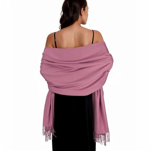 SWAT PANY Damen Winterschal Solide Elegant für Feierlichkeiten und Freizeit | Dick und groß, warm und bequem, Winter, Alltag, Geschenke, Partys, passende Kleidung