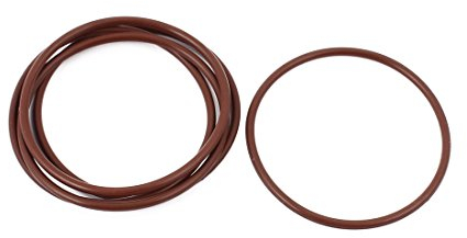 Ruilogod 5 stücke 42mm x 1,9mm silikondichtung o ring dichtring hitzebeständig