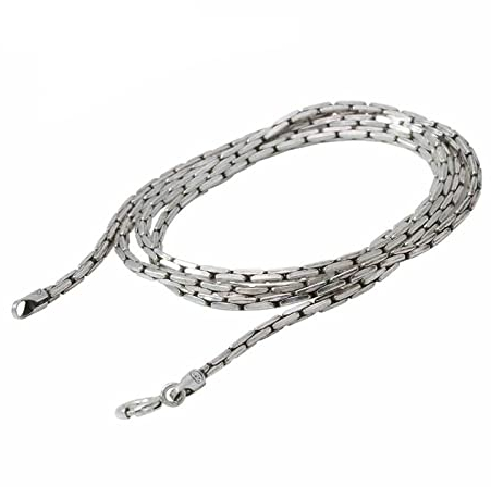 Homxi Halskette Herren,Kette 2mm Halskette Herren 55cm Kette Halsketten Silber 925 Halskette Männer Silber