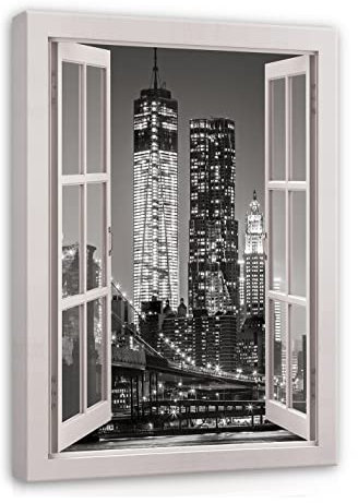 WallArena Leinwand Bilder 100x75 cm