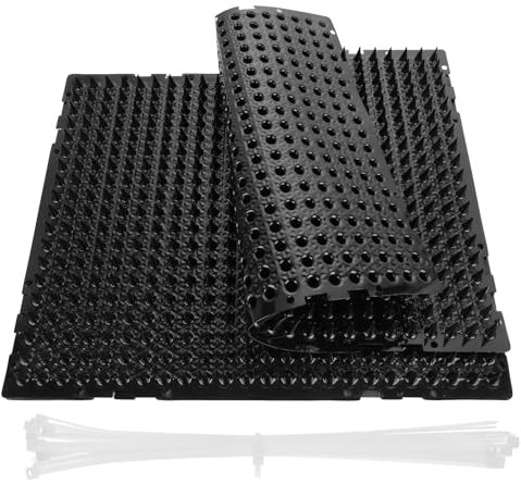 ASelected 16 Pack Cat Spike Mat Cat Deterrent for Counters 16x13 Inchs Anti Cat Mat Scat Mat for Cats Dogs Keep Away Repellent Cat Barrier for Furniture Pet Cat Repellent Indoor Uses