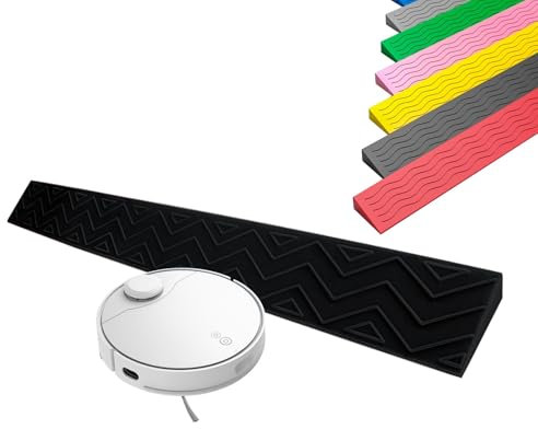 YLEPHNE Rampa per Sedia a Rotelle, Rampe per Soglia della Porta, in Plastica, per Soglie, Sedie a Rotelle, Scooter, con Altezza da 1 a 10cm per Porte, Terrazze e Gradini(Black,100x10x4cm)